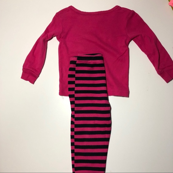 Gymboree Pink Monster Halloween Pajamas 18-24 mo - Picture 4 of 5